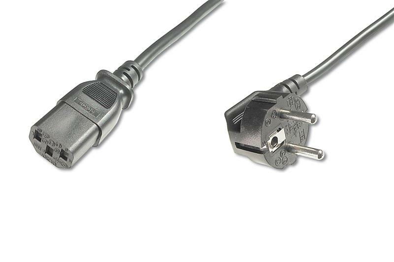 Кабель питания Digitus Schuko 90° - C13, M/F, 2.5 м (AK-440100-025-S)