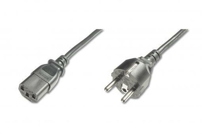 Кабель питания Digitus Schuko - C13, M/F, 1.2 м (AK-440110-012-S)