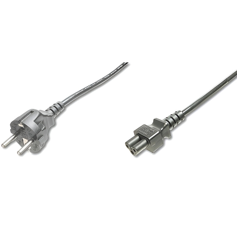 Кабель живлення Digitus Schuko - C5, M/F, 1.8 м (AK-440103-018-S)