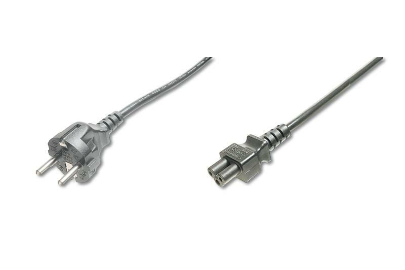 Кабель живлення Digitus Schuko - C5, M/F, 1.8 м (AK-440103-018-S)