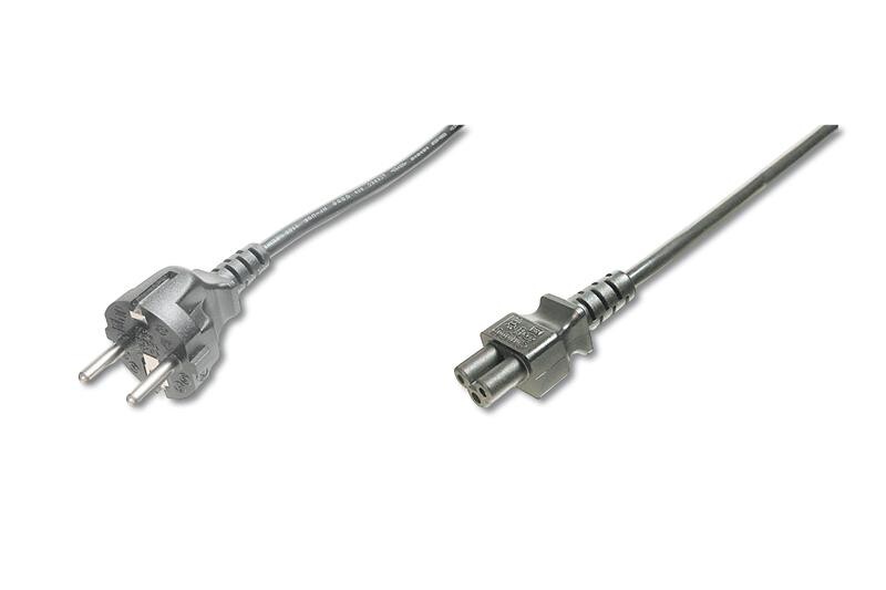 Кабель живлення Digitus Schuko - C5, M/F, 1.2 м (AK-440115-012-S)