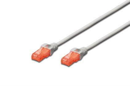 Патч-корд Digitus (DK-1612-100) CAT 6, UTP, 10 м, AWG 26/7, PVC, сірий