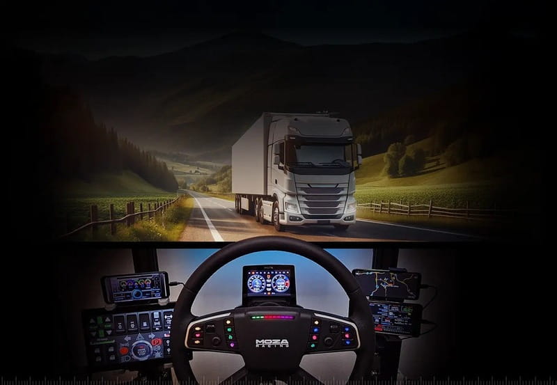 Кермо і педалі MOZA Racing R5 Trucking Bundle for PC (RS071)