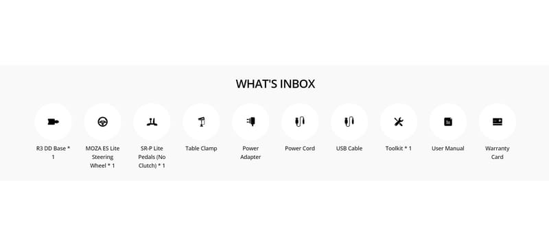 Руль и педали MOZA Racing R3 Racing Bundle for PC (RS074)