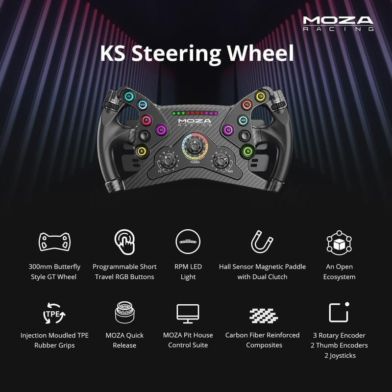 Руль MOZA Racing KS Steering for PC (RS047)