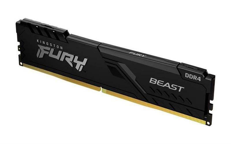 Модуль памяти DDR4 8GB/3200 Kingston Fury Beast Black (KF432C16BB/8)