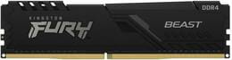 Модуль памяти DDR4 8GB/3200 Kingston Fury Beast Black (KF432C16BB/8)