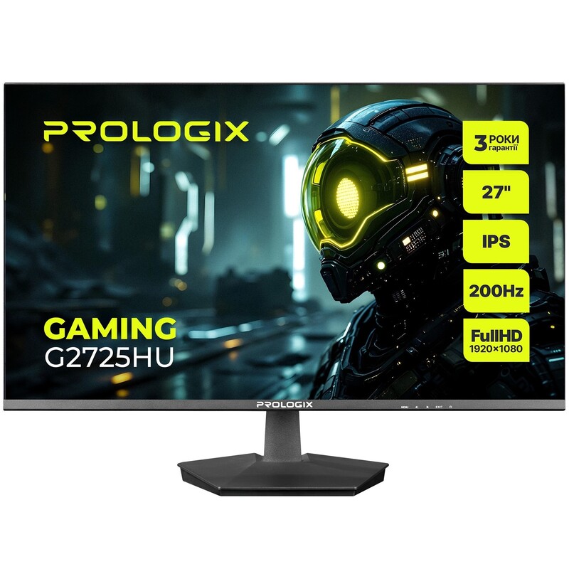 Монітор Prologix Gaming 27" G2725HU IPS Black 200Hz