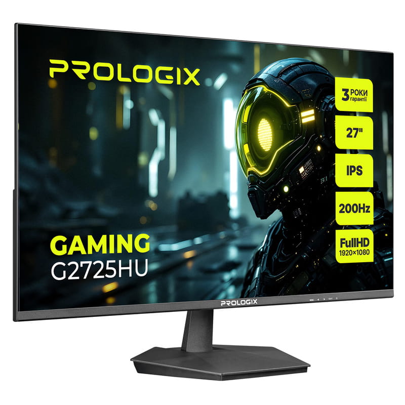 Монитор Prologix Gaming 27" G2725HU IPS Black 200Hz