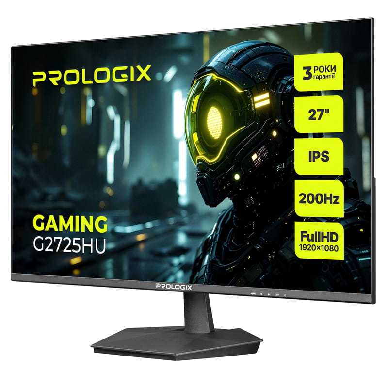Монитор Prologix Gaming 27" G2725HU IPS Black 200Hz