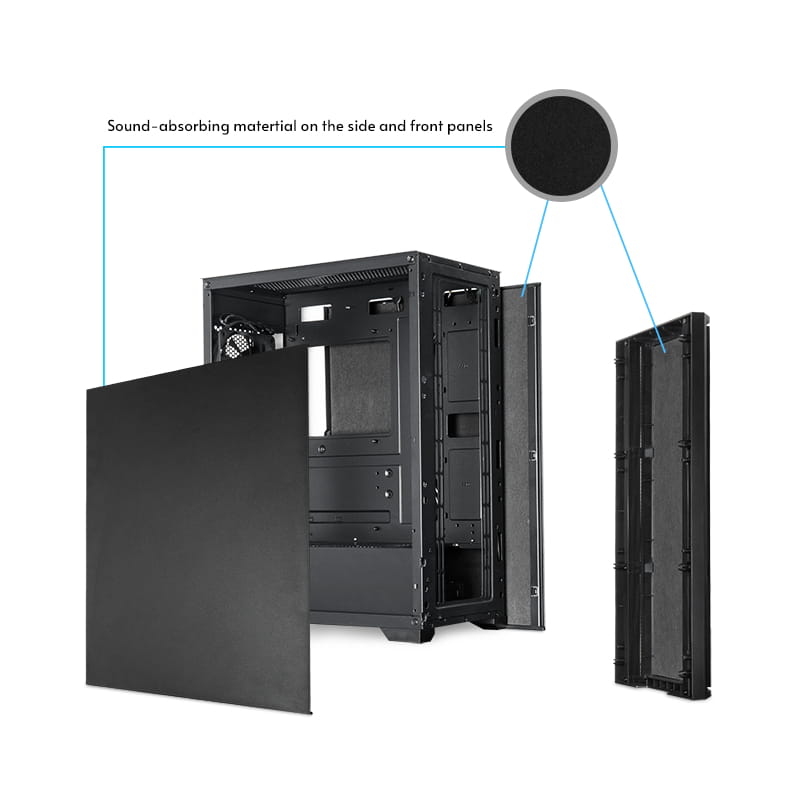 Корпус Chieftec Pro Midi Q Black (AS-02B-OP)