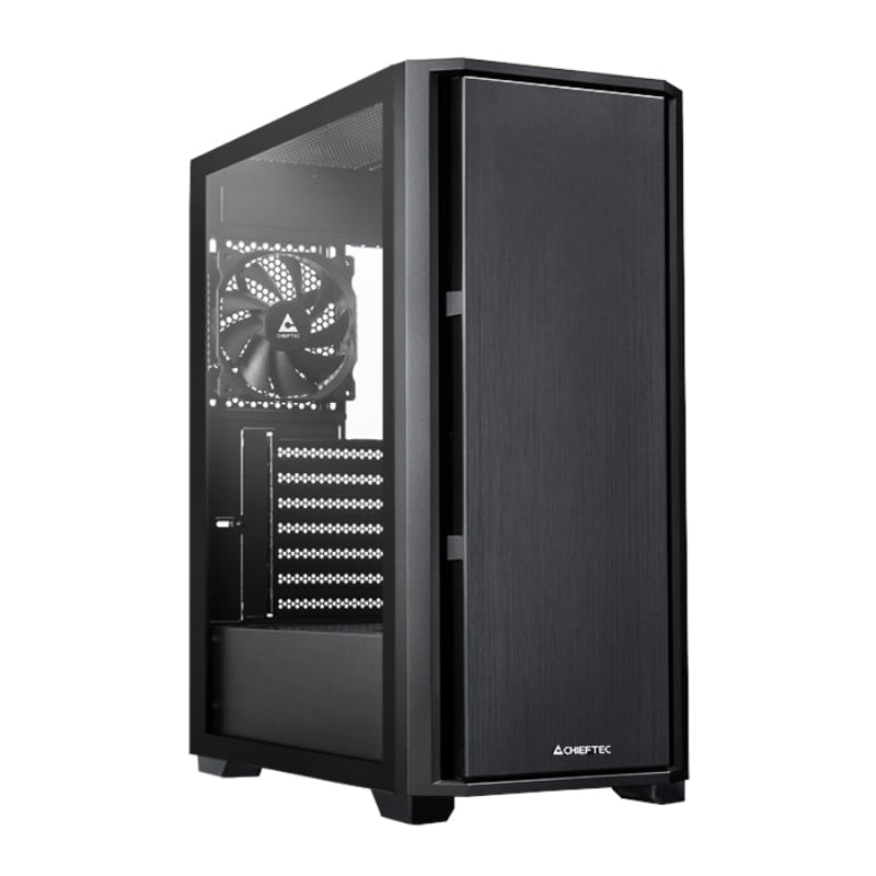 Корпус Chieftec Pro Midi TG Black (AS-02B-TG-OP)