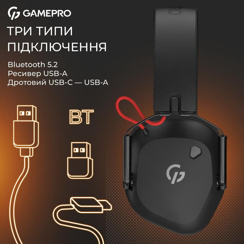 Гарнитура GamePro Genesis Mercury Pro Black (HSW120B)