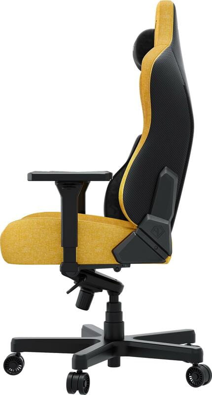 Крісло для геймерів Anda Seat Kaiser 3E XL Yellow Fabric (AD23YC-XL-09-Y-CF-Y01)