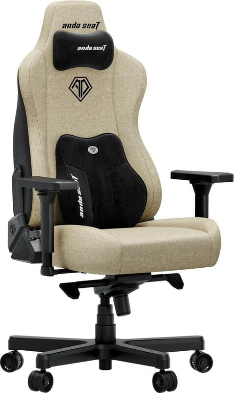 Крісло для геймерів Anda Seat Kaiser 3E XL Beige Fabric (AD23YC-XL-09-I-CF-I01)