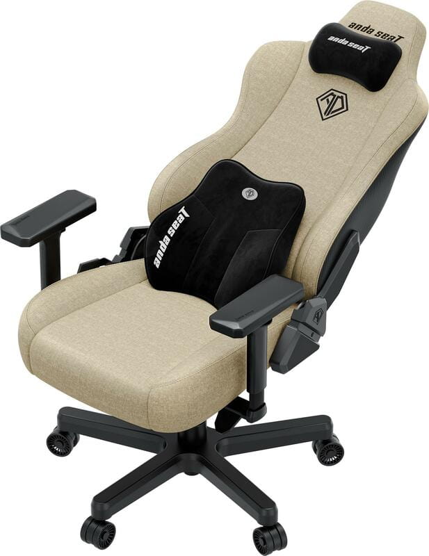 Крісло для геймерів Anda Seat Kaiser 3E XL Beige Fabric (AD23YC-XL-09-I-CF-I01)