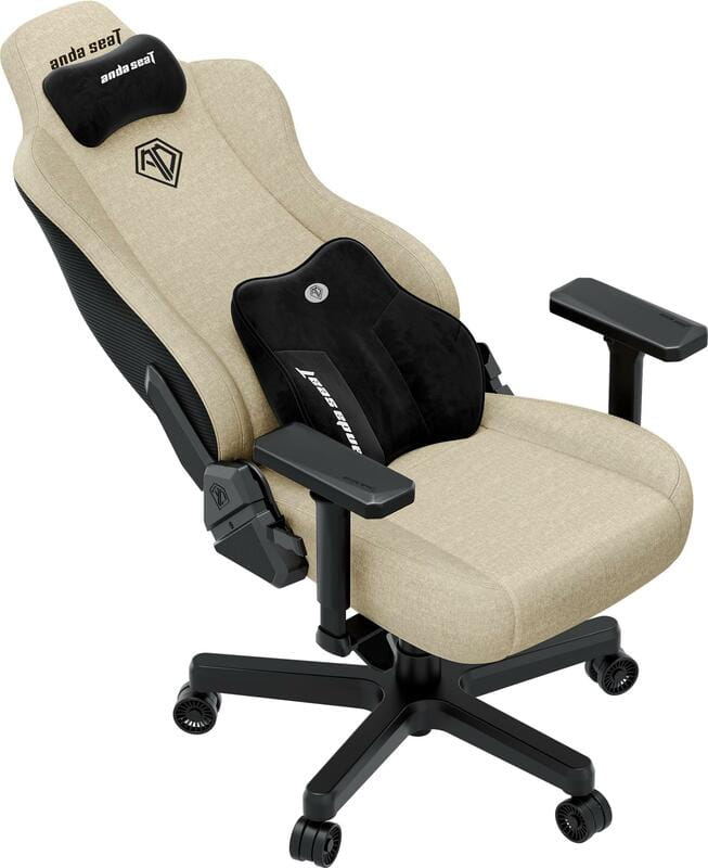 Крісло для геймерів Anda Seat Kaiser 3E XL Beige Fabric (AD23YC-XL-09-I-CF-I01)