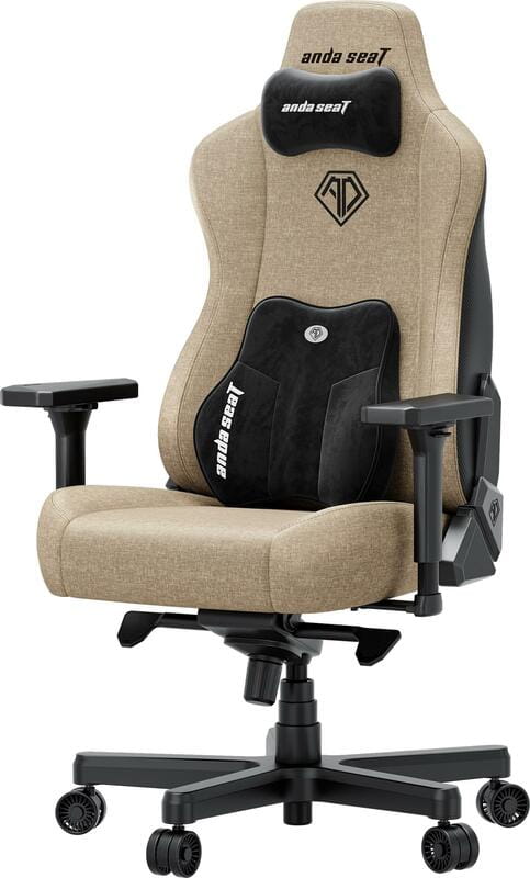 Кресло для геймеров Anda Seat Kaiser 3E XL Dark Beige Fabric (AD23YC-XL-09-H-CF-H01)