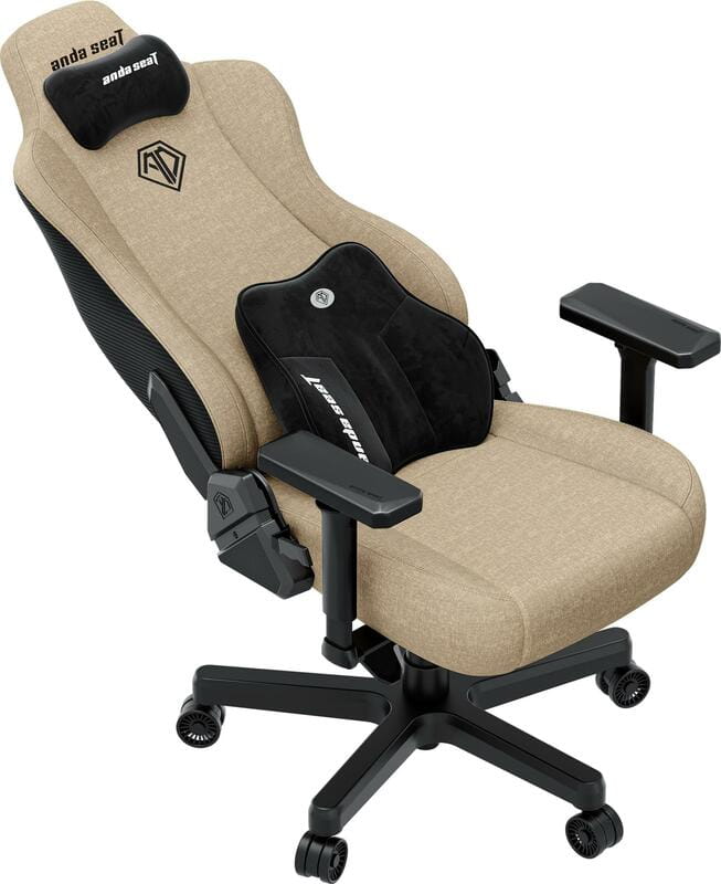 Кресло для геймеров Anda Seat Kaiser 3E XL Dark Beige Fabric (AD23YC-XL-09-H-CF-H01)