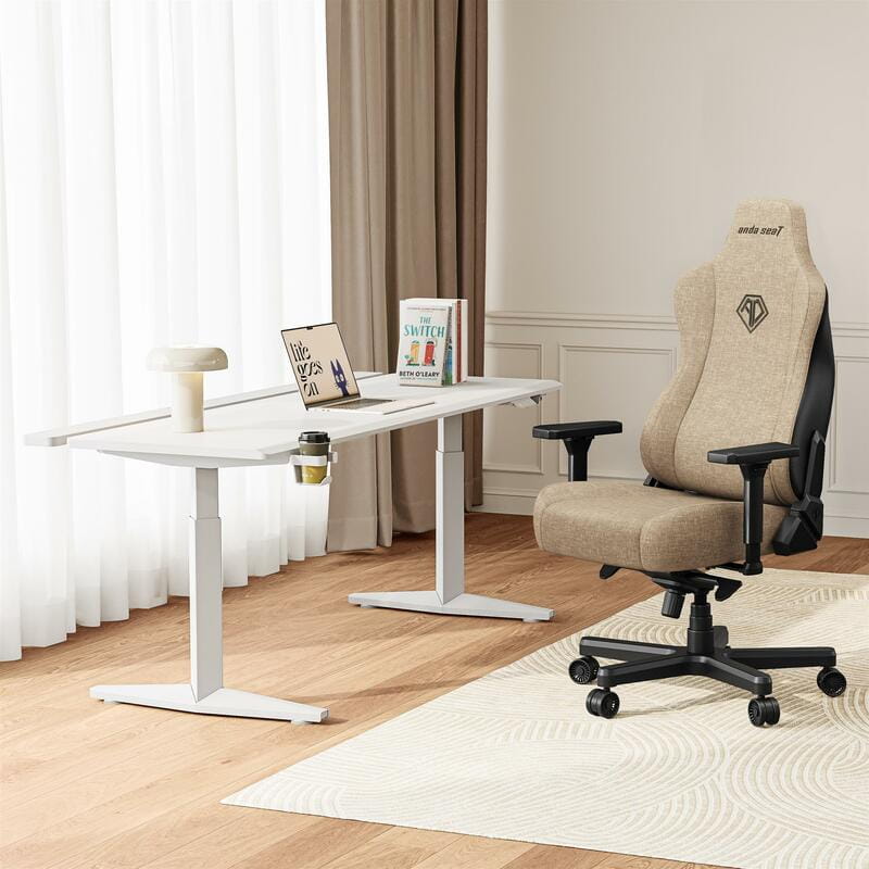 Кресло для геймеров Anda Seat Kaiser 3E XL Dark Beige Fabric (AD23YC-XL-09-H-CF-H01)