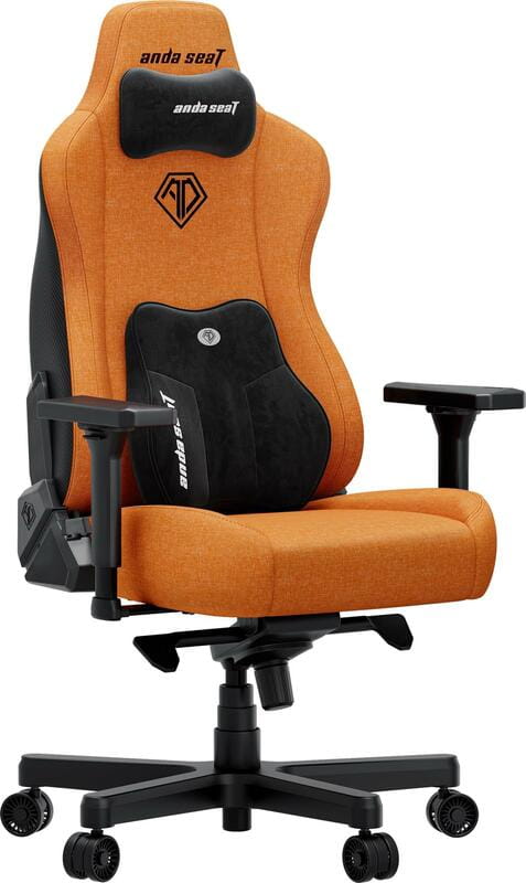 Кресло для геймеров Anda Seat Kaiser 3E XL Orange Fabric (AD23YC-XL-09-O-CF-O01)