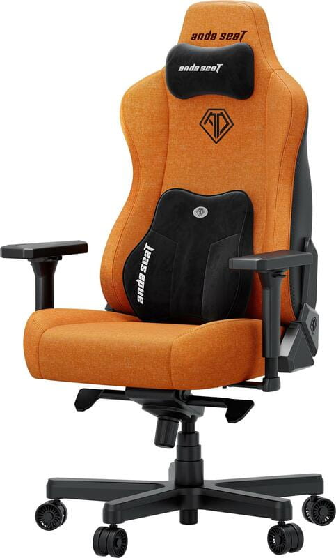 Кресло для геймеров Anda Seat Kaiser 3E XL Orange Fabric (AD23YC-XL-09-O-CF-O01)