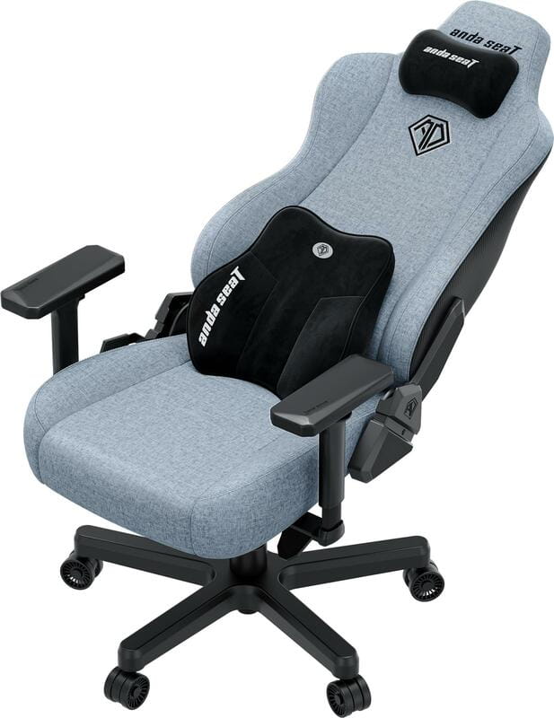 Крісло для геймерів Anda Seat Kaiser 3E XL Gray Blue Fabric (AD23YC-XL-09-T-CF-T01)