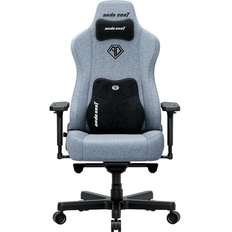 Крісло для геймерів Anda Seat Kaiser 3E XL Gray Blue Fabric (AD23YC-XL-09-T-CF-T01)