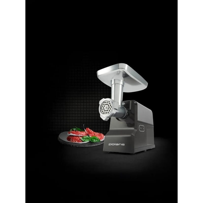М`ясорубка Polaris PMG 2586 Нержавіюча сталь/Cірий