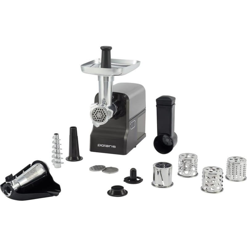 М`ясорубка Polaris PMG 2586 Нержавіюча сталь/Cірий