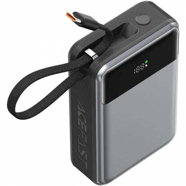Универсальная мобильная батарея Acefast M21 20000mAh 65W Black/Gray (6974316283898)