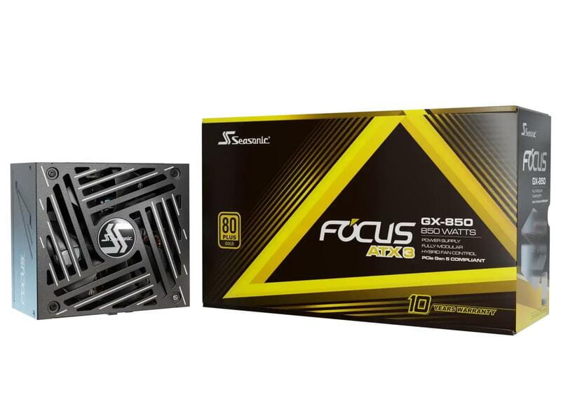 Блок живлення Seasonic Focus GX-850W ATX 3.1 Black