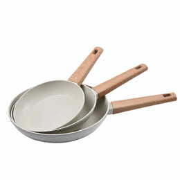 Набор сковородок Bergner Naturally 3 предмета (BG-34741-CR)