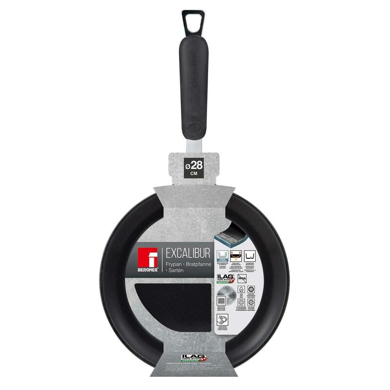 Сковорода Bergner Excalibur 28 см (BG-36089-GY)