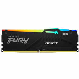Модуль пам`яті DDR5 64GB/5600 Kingston Fury Beast RGB Black (KF556C36BBEA-64)