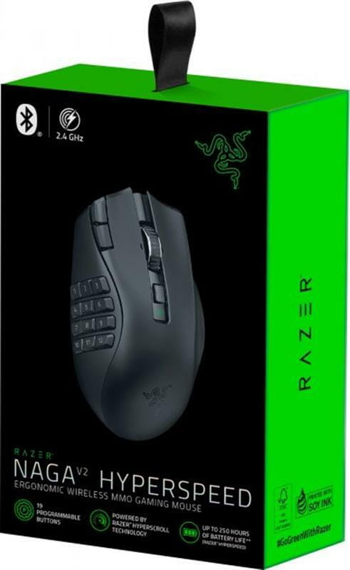 Миша бездротова Razer Naga V2 Hyperspeed Black (RZ01-03600100-R3G1)