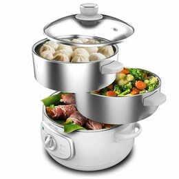 Купить Пароварка Cecotec Vapovita SteelPot White (A01_EU01_100630) Пароварка Cecotec Vapovita SteelPot White (A01_EU01_100630)
