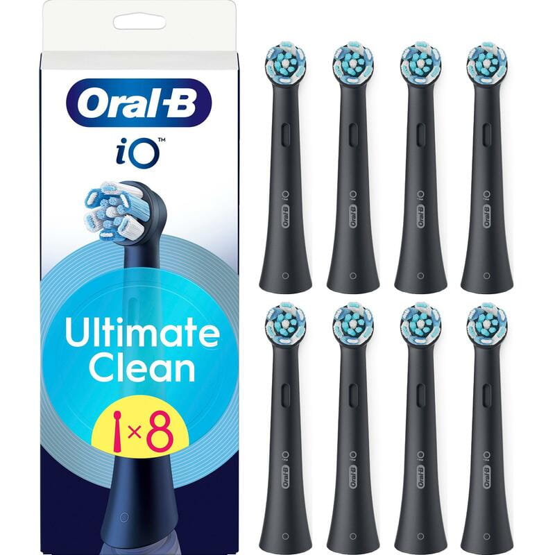 Купити Насадка для зубної електрощітки Braun Oral-B iO RB CBF-8 Ultimate Clean Black (8 шт) Насадка для зубної електрощітки Braun Oral-B iO RB CBF-8 Ultimate Clean Black (8 шт)