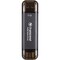 Фото - Накопичувач зовнішній SSD USB 3.1 Gen 2 Type-A/Type-C 1TB Transcend ESD310 Black (TS1TESD310C) | click.ua