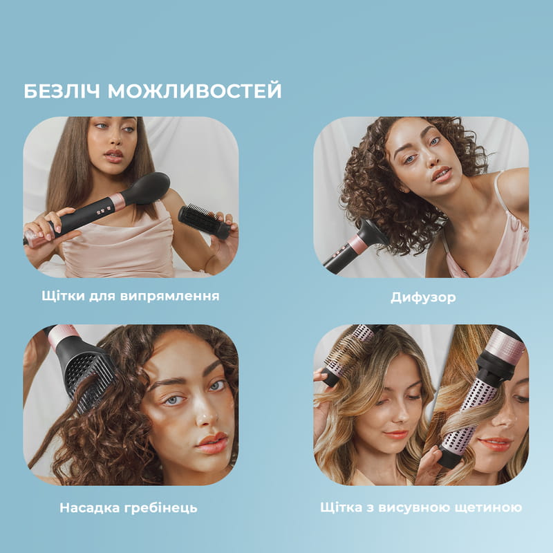 Стайлер Cecotec Bamba CeramicCare 14in1 AirGlam Black (CCTC-00251)