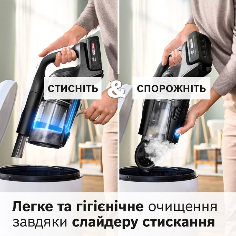 Акумуляторний пилосос Bosch Unlimited 10 (BCS1041WAC)