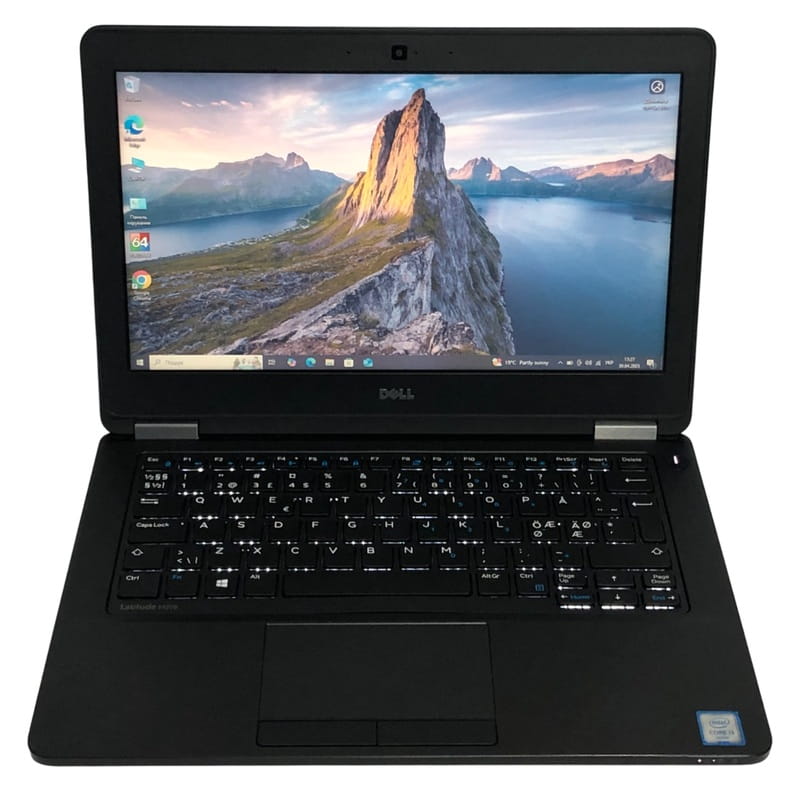 Ноутбук Dell Latitude E5270 / 12.5" (1366x768) / i3-6100U / 8GB / 128GB SSD / Win10Pro / Backlight - Б/у