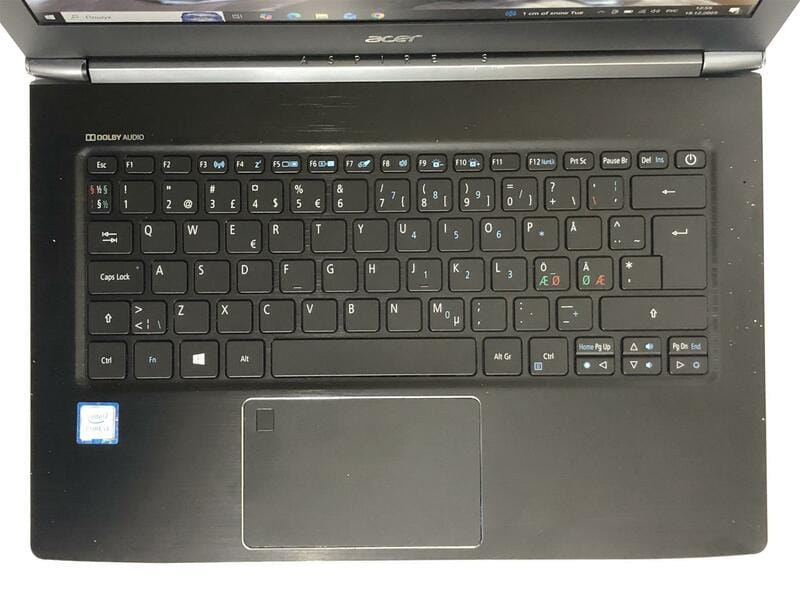 Ноутбук Acer Aspire S5-371 / 13.3" FullHD IPS / i3-7100U / 4GB / 128GB SSD / Win10 / Backlight / сканер відбитка - Б/у