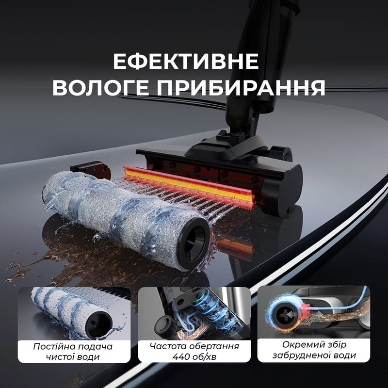 Аккумуляторный моющий пылесос Deerma VX100 Ultra (DEM-VX100ULTRA)