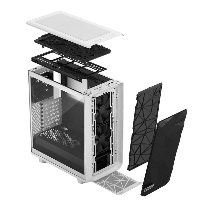 Корпус Fractal Design Meshify 2 Compact White TG Clear Tint (FD-C-MES2C-05)