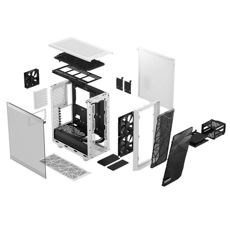 Корпус Fractal Design Meshify 2 Compact White TG Clear Tint (FD-C-MES2C-05)