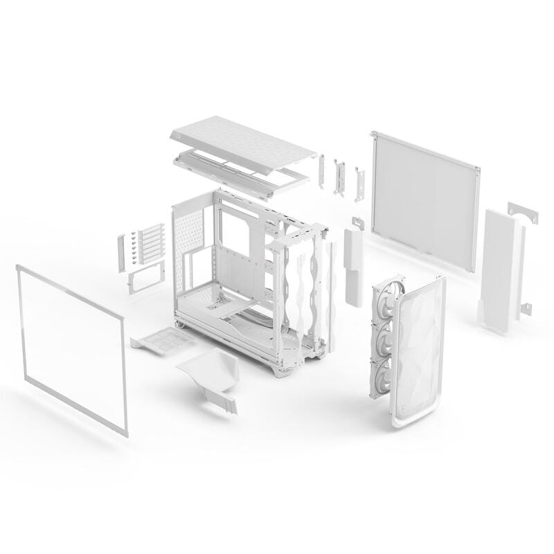 Корпус Fractal Design Meshify 3 XL White RGB TG Clear Tint (FD-C-MES3X-06)