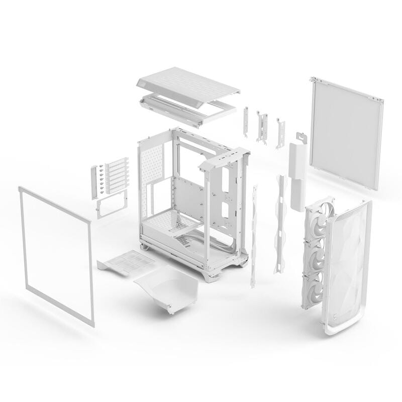 Корпус Fractal Design Meshify 3 White TG Clear Tint (FD-C-MES3A-04)