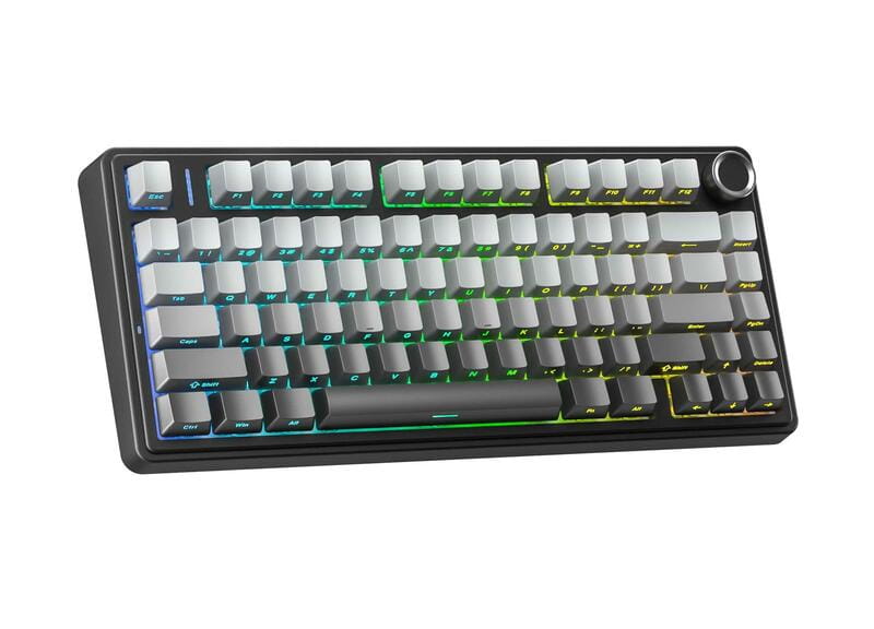 Клавіатура бездротова Aula F75 Gasket Reaper switch Black/Grey (6948391209913)