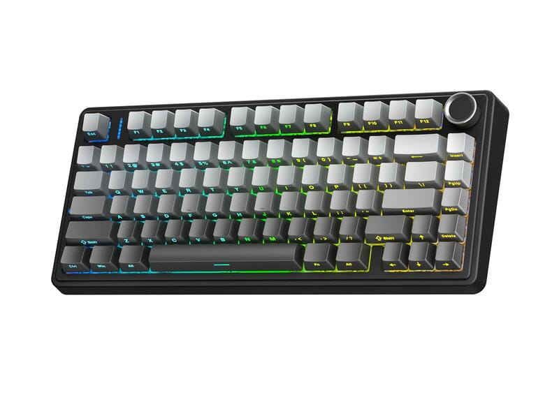 Клавіатура бездротова Aula F75 Gasket Reaper switch Black/Grey (6948391209913)